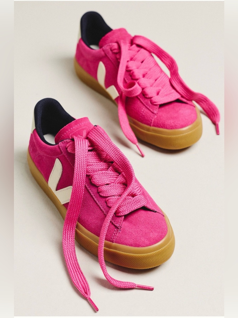 Veja Exclusive Campo Bold Sneakers Pink - Picture 2 of 16